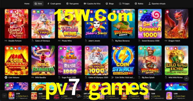 Bônus Generosos e Exclusivos no pv7 games para Você!